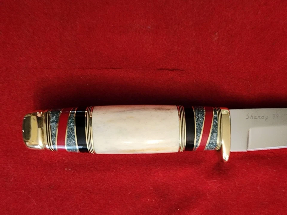 Handmade Shandy99 Knife, Hunting Knife, Custom handmade Knife, Bone Handel - Image 4 of 4