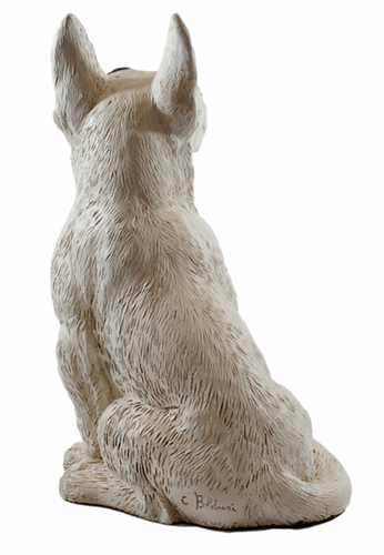 Deko Figur Hund Hundefigur Bull Terrier Kollektion Castagna aus Resin H 32 cm - Bild 6 von 6