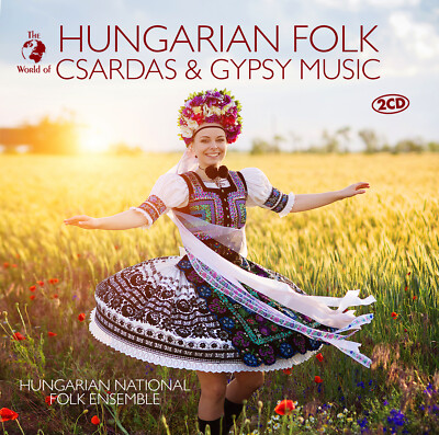 CD Hungarian Folk, Csardas & Gypsy Music von Hungarian National Folk Ens. 2CDs
