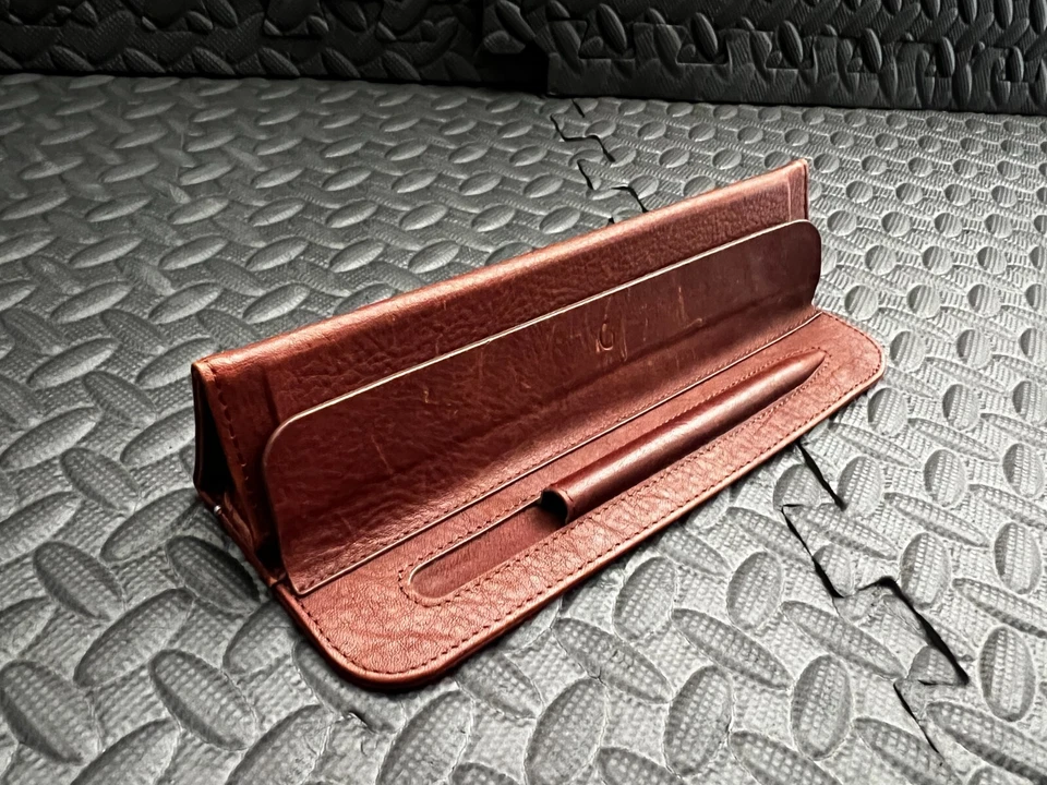 Funda de Transporte Magnética de Cuero Marrón para Tablet iPad Mini 5 6 Foto 3 de 4