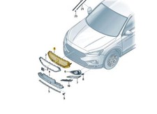 Original Kühlergrill grau Seat Tarraco 5FJ853654C 64K Original Kühlergrill grau Seat Tarraco 5FJ853654C 64K