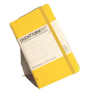 NEW-Fine Designed Great Price | Journal  Dotted | Lemon | Pocket Size | Diary