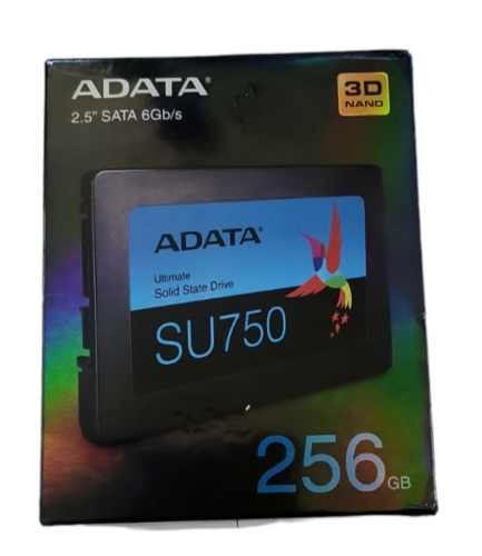 ADATA 256GB ASU750SS-512GT-C SU750 Wewnętrzny dysk SSD 2.5 100% Nowy - Zdjęcie 1 z 2