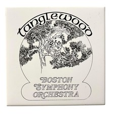 Vintage Tanglewood Boston Symphony Orchestra Ceramic Tile Wall Art Decor 6x6