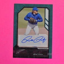 2021 Panini Chronicles Playbook Auto Brett Baty #PA-BB Mets Prospect Rookie