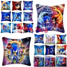 Sonic The Hedgehog 3 Cushion Cover Home Sofa Pillow Case Bedroom Decor 45cm*45cm
