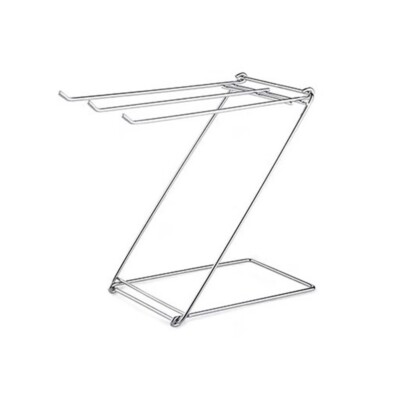 Innovative faltbare Design Geschirrtücher Aufbewahrungslösung in Silber Farbe