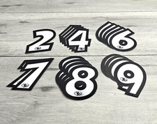 NOS Lizard Skins Vintage Old Mid School BMX Racing Number Plate Decal Sticker