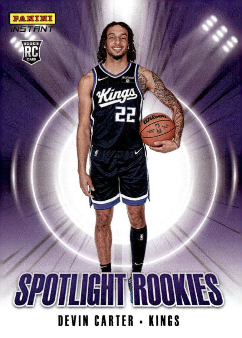 2024-25 Panini Instant Devin Carter SPOTLIGHT ROOKIES 1/170 SP Kings #SR.13 RC