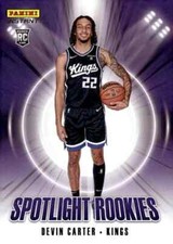 2024-25 Panini Instant NBA Devin Carter SPOTLIGHT ROOKIES 1/170 SP Kings #13 RC
