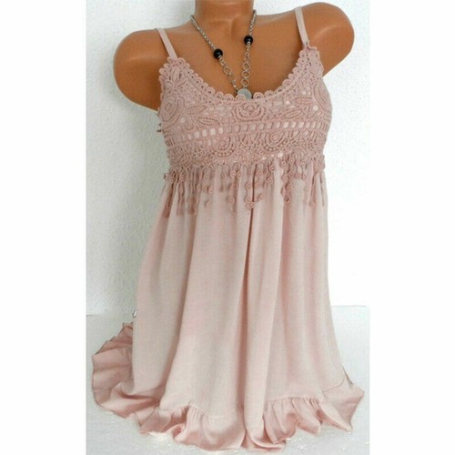 Damen schlicht Swing Weste ärmellos Top Träger Cami Damen ausgestellt Tank Übergröße - Bild 21 von 67