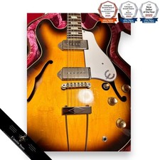 Guitare Epiphone John Lennon 1965 Casino Sunburst avec certificat