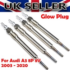 4pcs For Audi A3 8P 8V Diesel Heater Nickel Plating Glow Plugs 4.4V 2003 - 2020