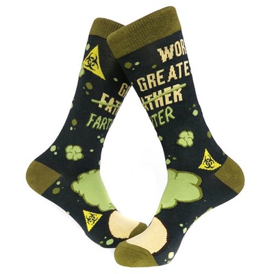 Worlds Greatest Farter Socks Funny Fathers Day Joke for Dad Sarcastic Novelty