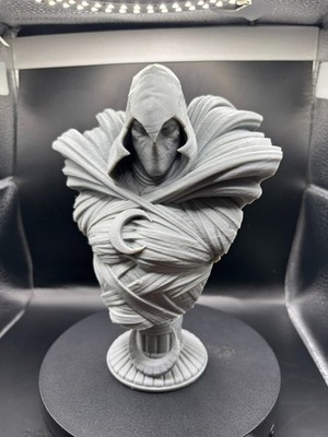 Marvel Comics Moon Knight Rivals 3D-gedruckte Büste Fan Art Sammlerstück (schlank)