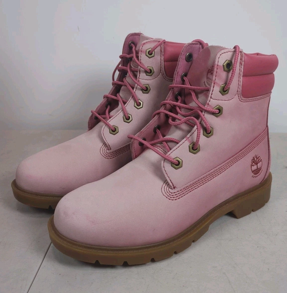 Timberland Pink Low (1-1.9 in) Heel Height Boots for Women for