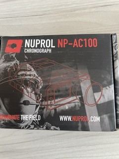Nuprol NP AC100 Chronograph (MPN NP AC100) Red with USB Cable & Box