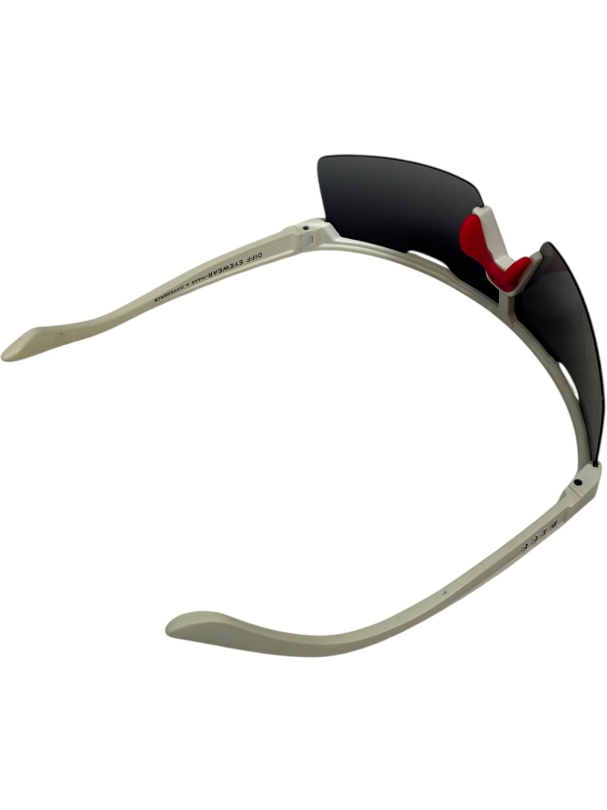 DIFF Eyewear LUKA 140mm Polarized Shield White Su… - image 5