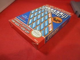 Jeopardy Junior Edition (Nintendo NES) COMPLETE w/ Box manual game WORKS! #Y