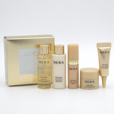 HERA SIGNIA Special Kit 5 Items Water Essence Emulsion Serum Eye Cream K-Beauty
