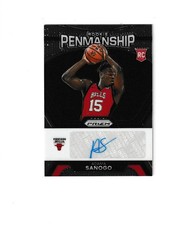 2023-24 Panini Prizm - Rookie Penmanship Adama Sanogo #RP-SAN (AU, RC)