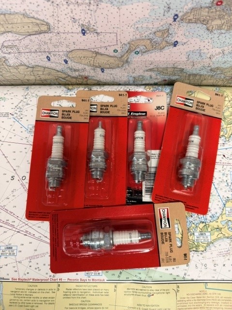 Champion pack of 5 #J8C Spark Plug 841-1.
