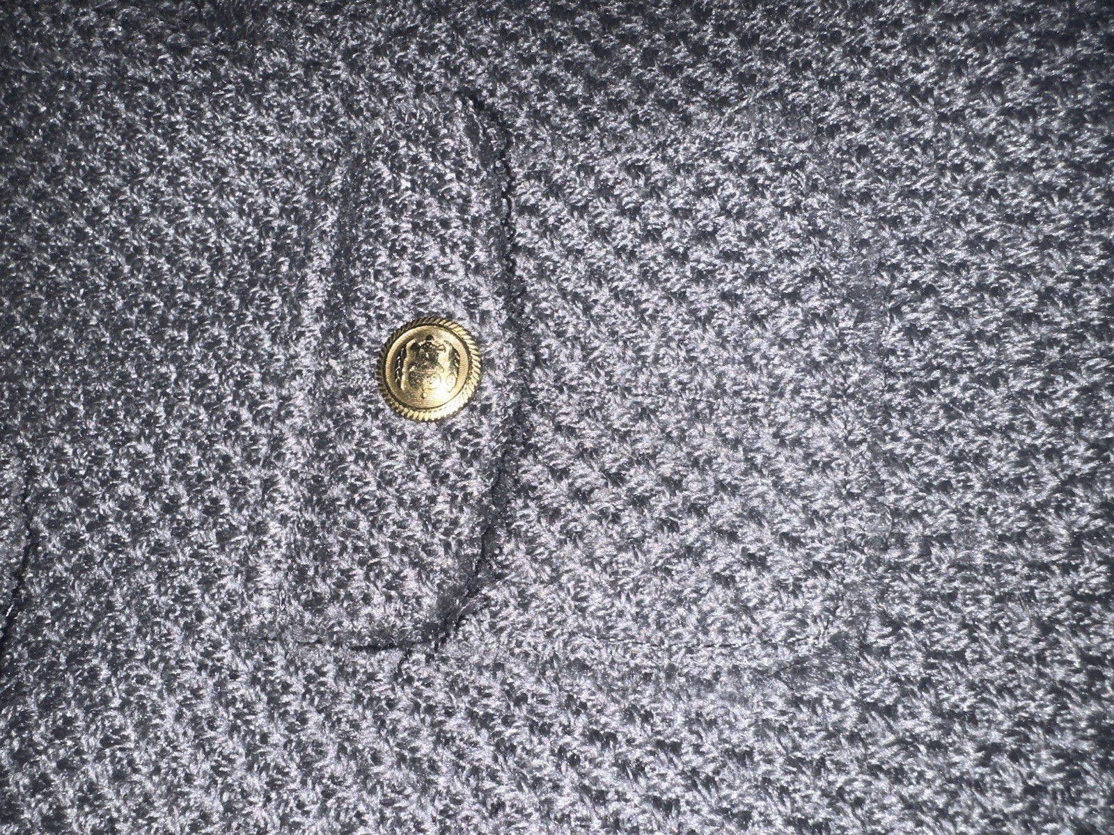 Max Studio Patch pocket weave blazer jacket with … - image 5