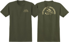 ANTI HERO CLUBHOUSE SS TSHIRT LARGE OLIVE/CREAM