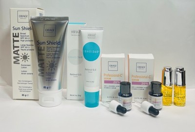 OBAGI-Retinol 0.5-Sunshield SPF50-C-20%-Daily Hydro Drops 6pcs Set BRAND NEW