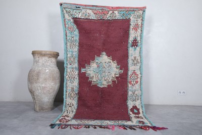 Handmade Moroccan Rug - 4.1 x 7.5 ft | Unique Artisan Design