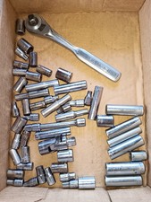 About 50 pieces of Craftsman socket parts