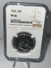 1962 FRANKLIN HALF 50C NGC PF 66 (Box116)