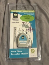 Cricut Cartridge Provo Craft Home Décor W/ Cartridge Overlay & Book NEW Sealed