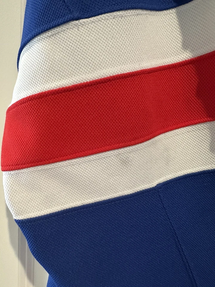 Camiseta deportiva de hockey Adidas auténtica de los New York Rangers talla 54 Foto 3 de 4