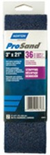 Norton 02228/49613 Zirconia Alumina 36-Grit Cloth Portable Belt 3 W x 21 L in.