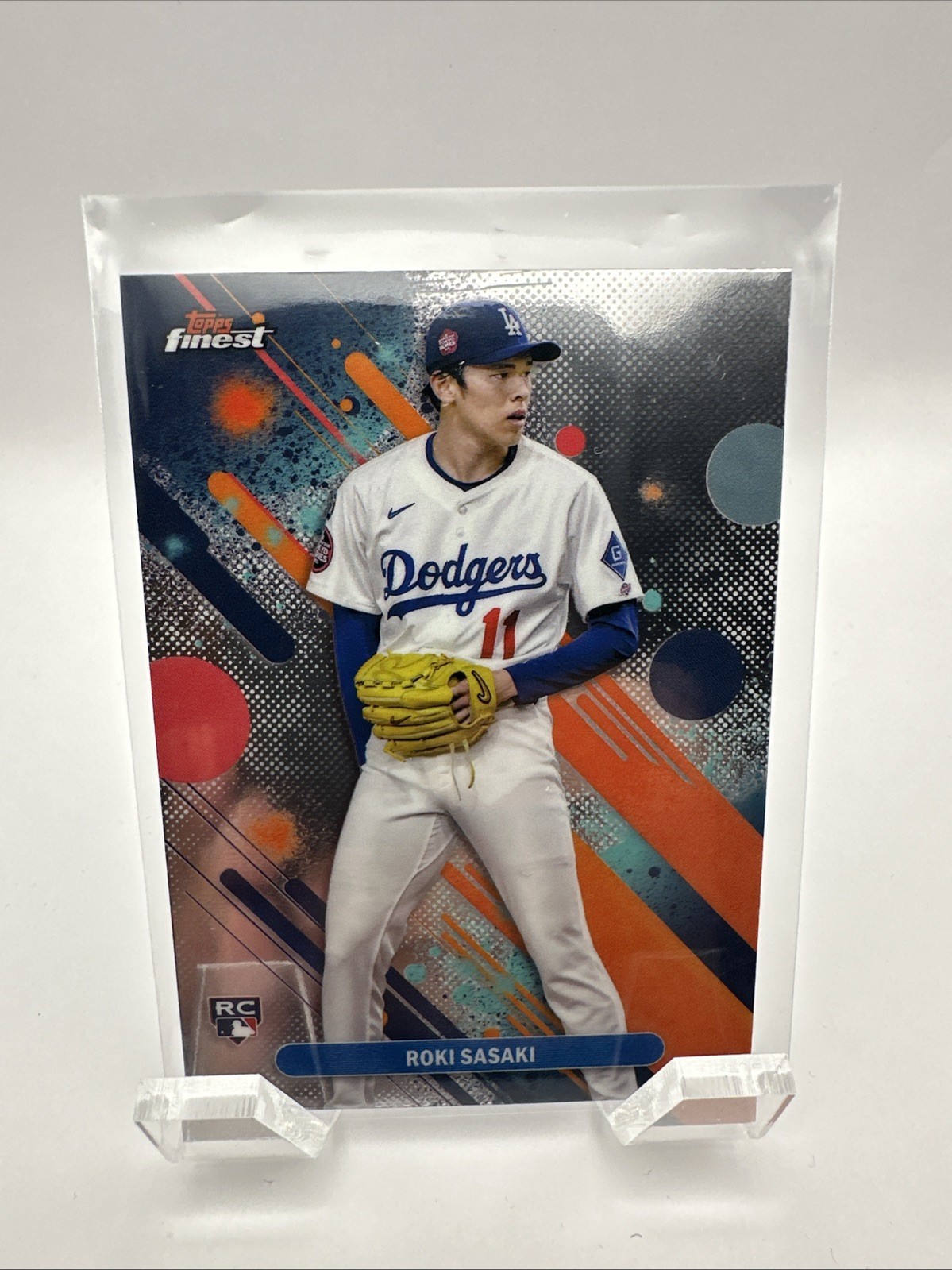 2025 Topps Finest - Common Roki Sasaki #40 Refractor (RC)