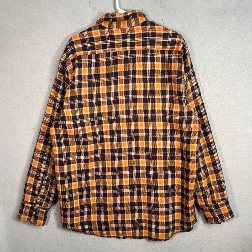 Element Mens Size Large Plaid Button-Up Flannel Themal Lined Shirt - Image 2 of 4