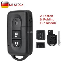 Schlüssel Ersatz Gehäuse 2 Tasten Für Nissan Pathfinder NV200 Evalia Qashqai J10