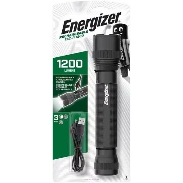 NERGIZER Tactical 1200 Recharge flashlight