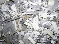 1 kg  LEGO Steine in der Farbe Grau  Kiloware ca. 700 Teile