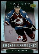 2006-07 Upper Deck trilogy Rookie premieres /999 Paul Stastny Colorado Avalanche