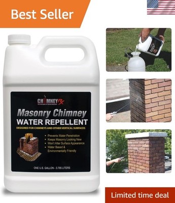 Durable Transparent Masonry Waterproofing Sealant - 40 sq.ft Coverage - 1 Gallon