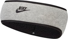 NWT Nike Men's Club Fleece Headband Dark Grey Heather/Black OSFM