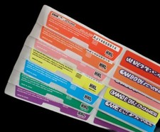 Game Boy Advance Replacement Console Sticker - Colors