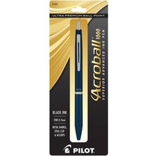 Pilot Acroball 1000 Fine Point Ballpoint Pen Navy Barrel Black Ink 0.7mm