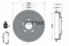 Tambour de frein Audi A5