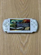 Sony PSP 3000 Silver Console Works Great Japan