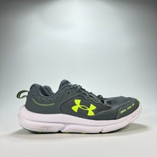 Under Armour Charged Assert 10 Gray Running Shoes 3026182-102 Youth Size 5Y