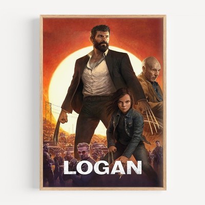 Logan (2017) Movie Poster Wall Art Print
