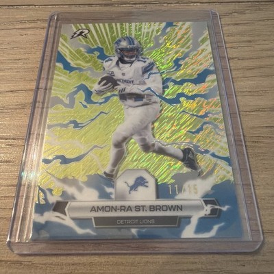2025 Topps Resurgence Amon-Ra St. Brown Lime Green Power Surge /15 ⚡️Lions ⚡️